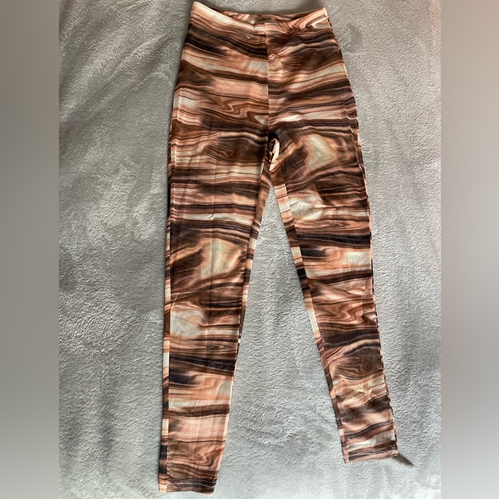 Water Wave Mesh Tights